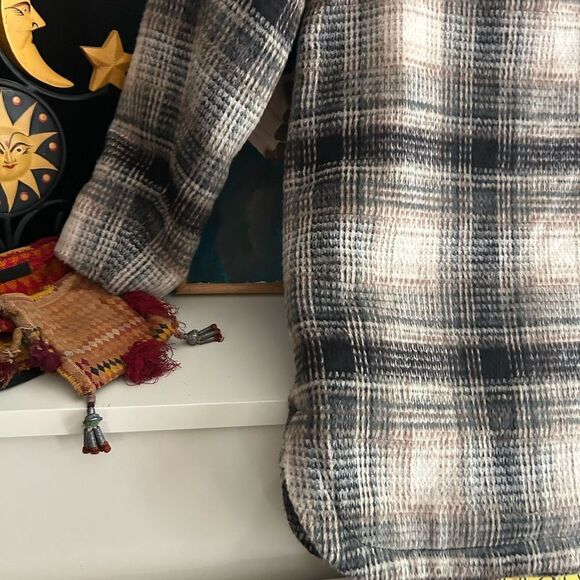 Joe Fresh Classic Plaid Pea Coat XS - Picture 12 of 16